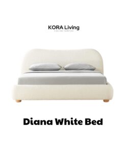 Diana White Bed