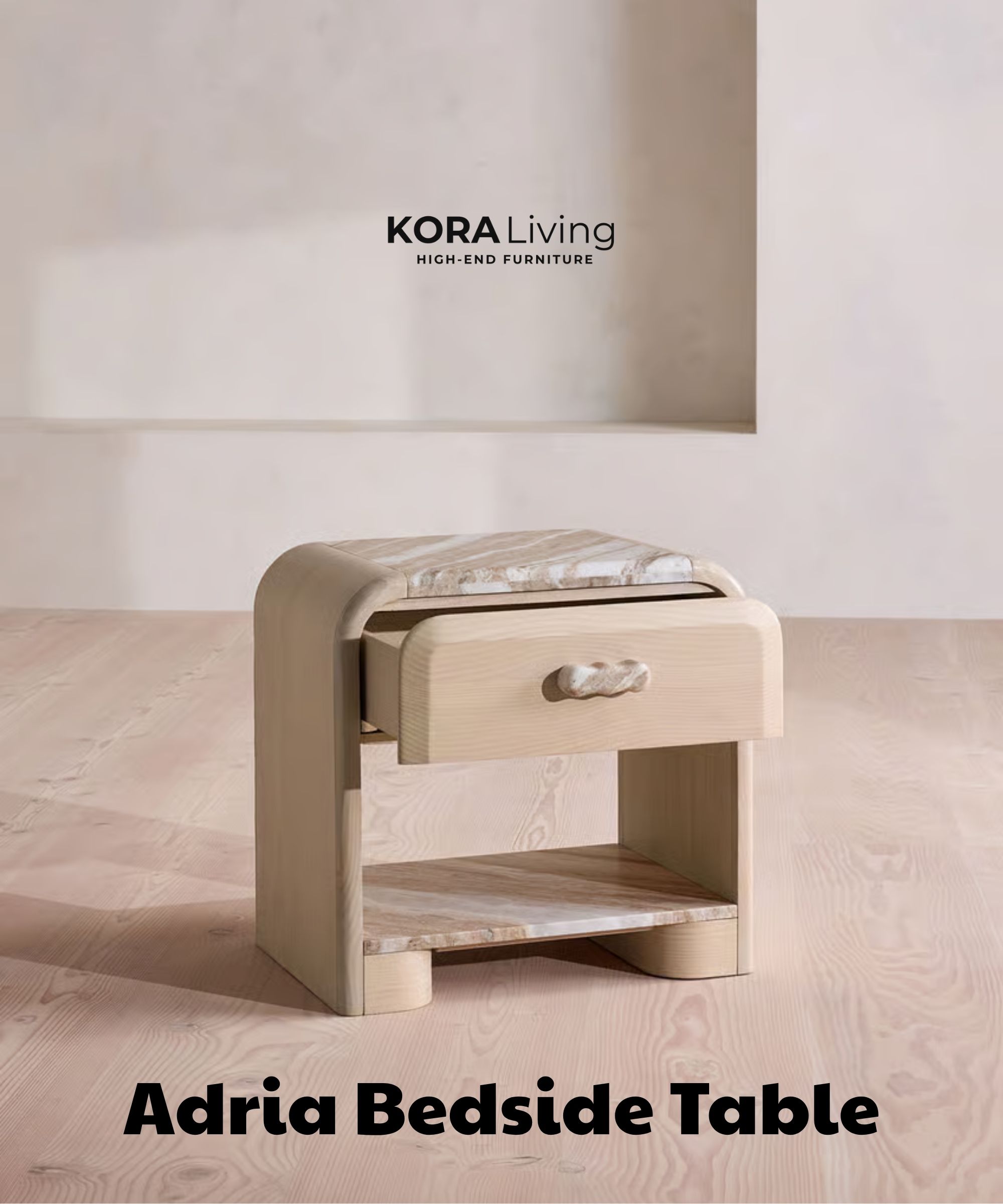 Adria Bedside Table Adria Bedside Table